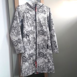Rare yoga rain jacket floral lace